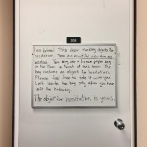 artist edition: The Object for Hesitation is Yours