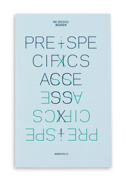 PRE-SPECIFICS: ACCESS X!