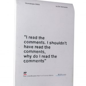 “I read the comments. I shouldn’t have read the comments, why do I read the comments”