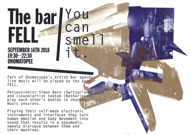 Artist Bar - the bar fell