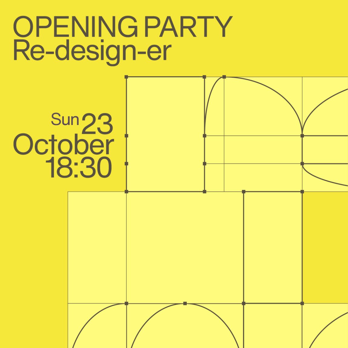 Opening Party: Re-design-er!