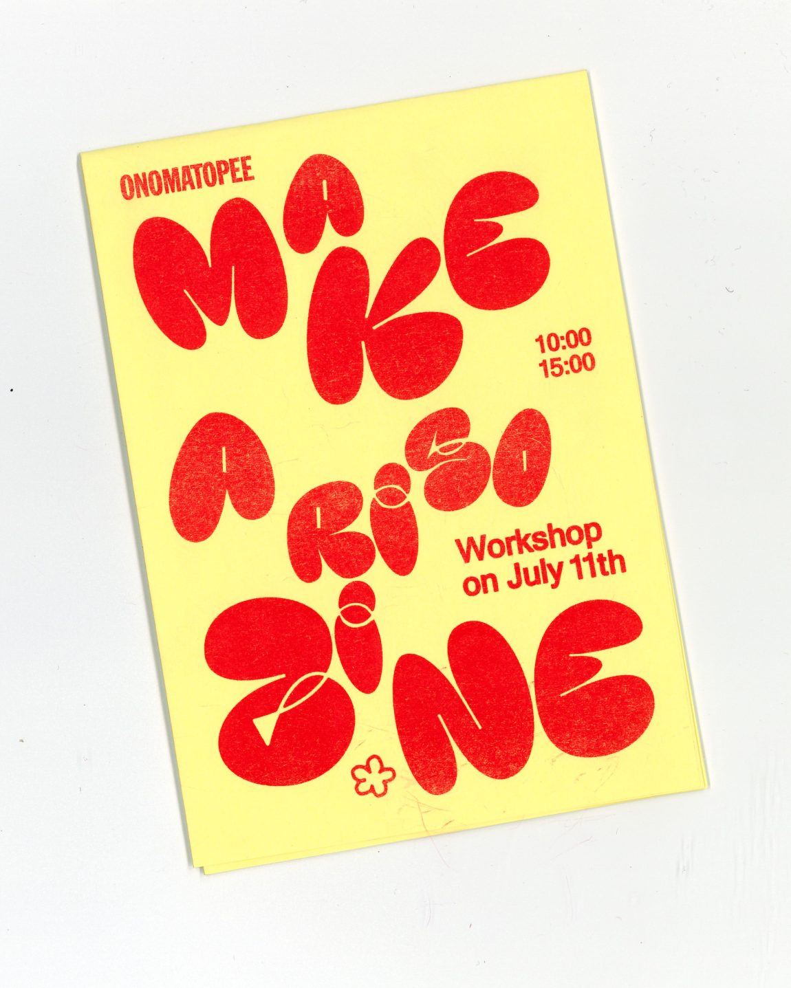 RISO: Make a Zine Workshop