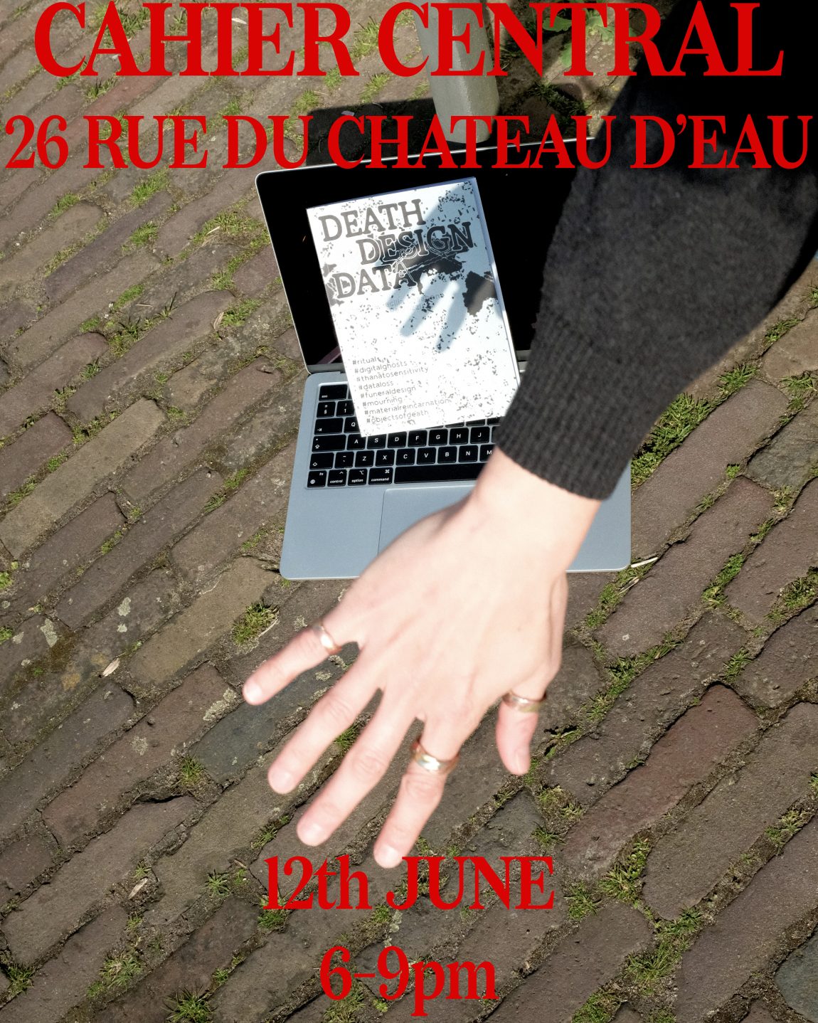 Book launch: DEATH-DESIGN-DATA at Cahier Central, Paris