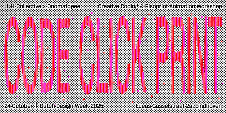 RISO Masterclass: Coding & Printing